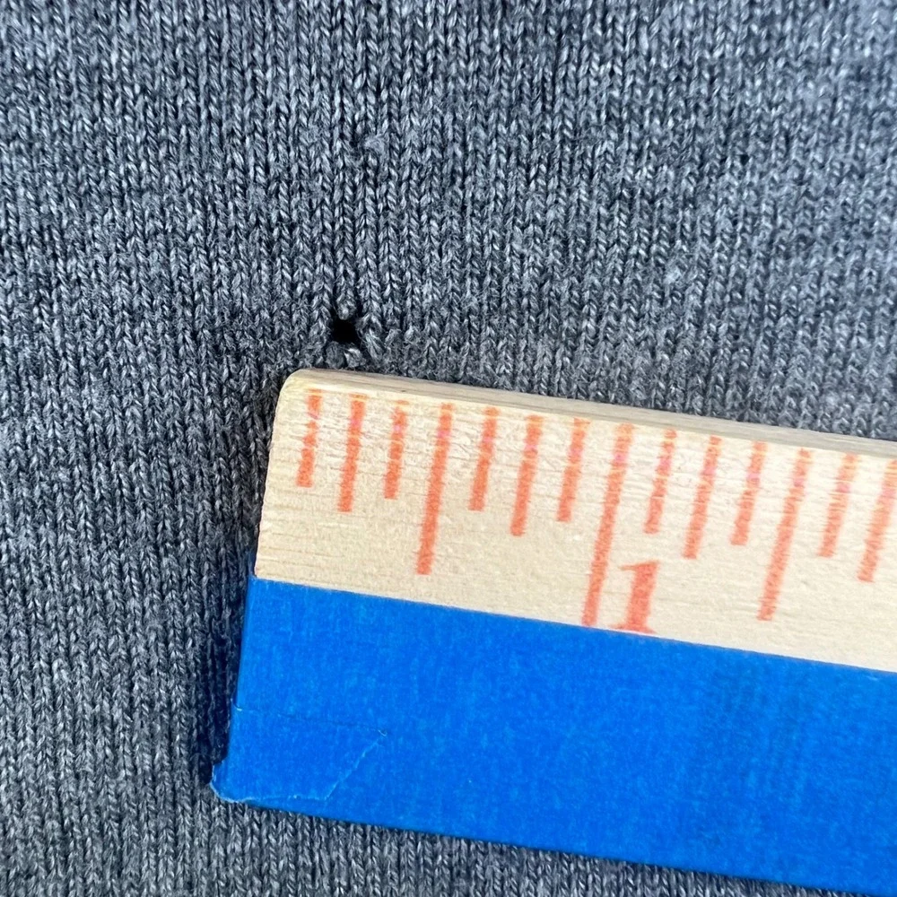 BANANA REPUBLIC Crewneck Sweater Mens XS‎ Grey Silk Cashmere Blend 710045-02